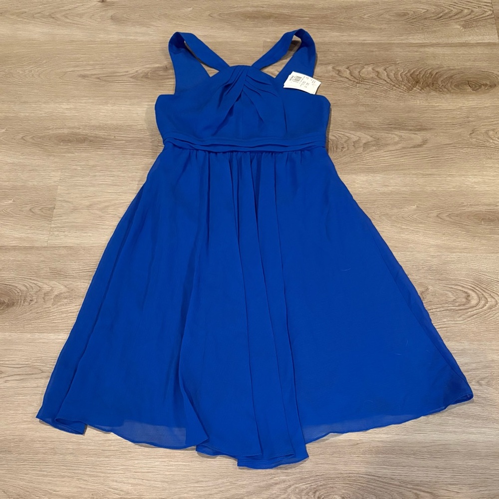 DAVID’S BRIDAL Chiffon Crinkle Dress - Picture 11 of 14
